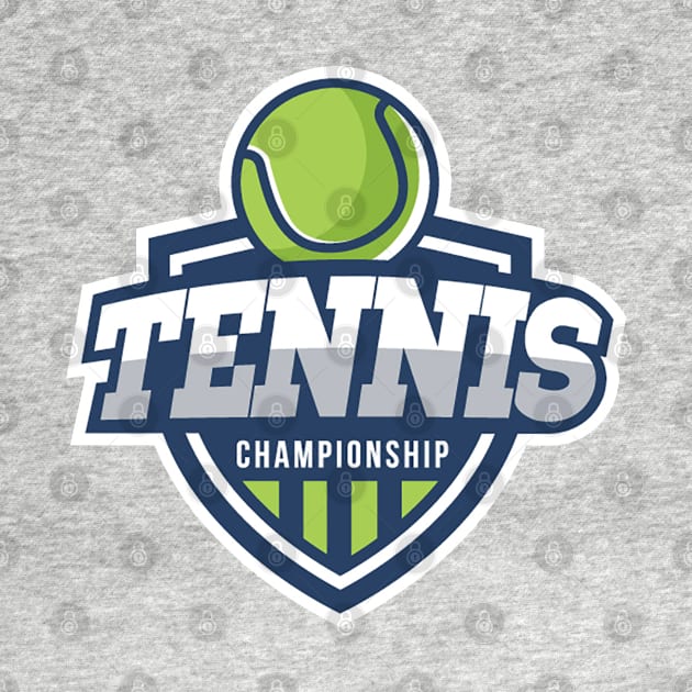 Tennis logo team design by Brainable ART